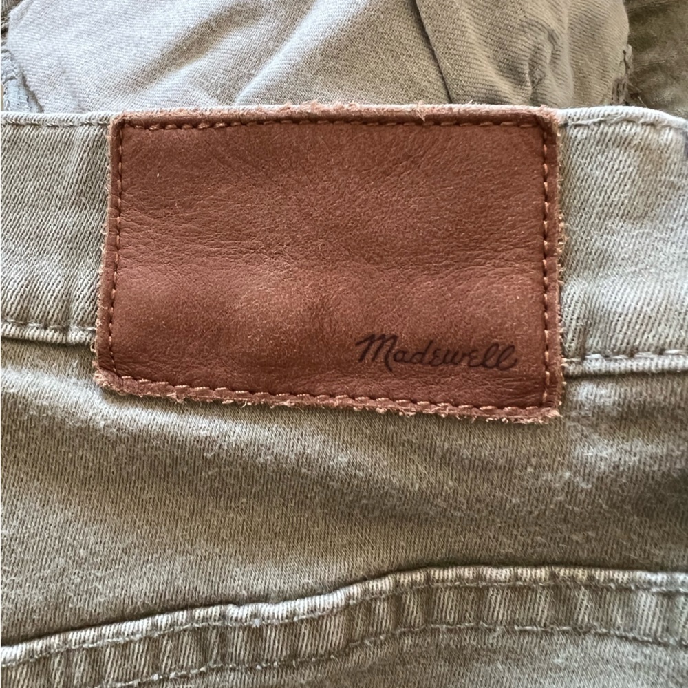 MADEWELL Olive Green Skinny Jeans, 31 - Picture 9 of 13
